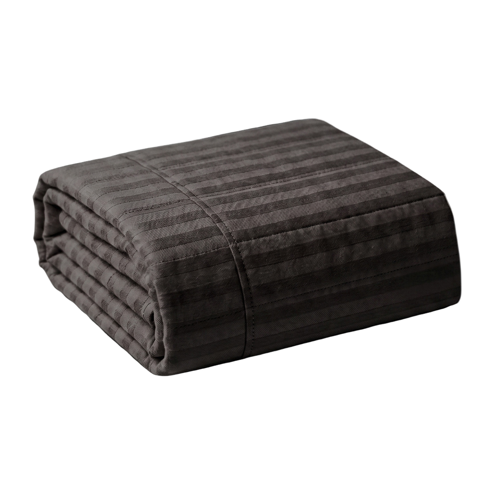 TRAPUNTINO ESTIVO 100gr SATIN STRIPES, Raso di Poliestere, Made in Italy - NERO