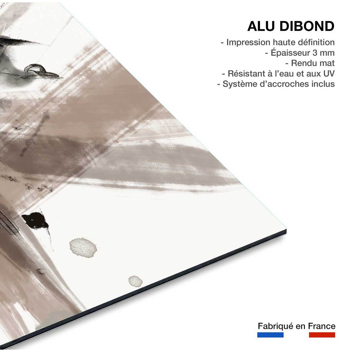 Tableau contemporain Etoile sauvage Tableau alu Dibond