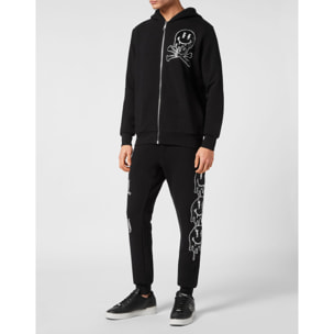 PHILIPP PLEIN Chándal: Sudadera con capucha y pantalón SKELETON