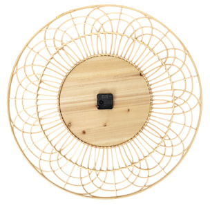 Horloge Rotin 70cm