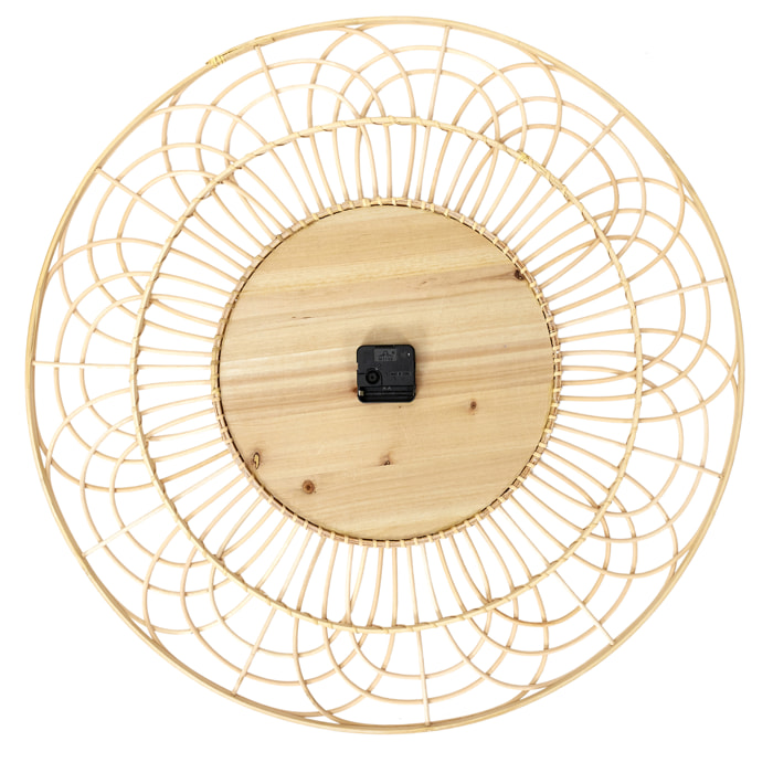 Horloge Rotin 70cm