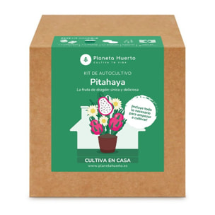 Kit de autocultivo Pitahaya Fruta dragón Planeta Huerto