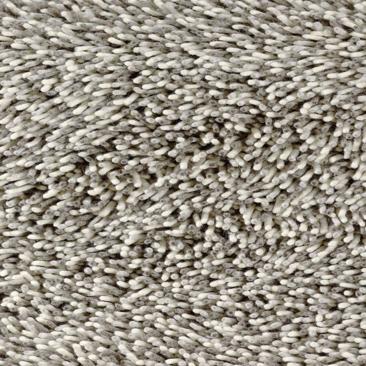 Tapis longs poils shaggy tissé en laine motif uni PIWA