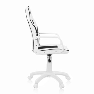 Silla gaming DRW Blanco - Negro DRW