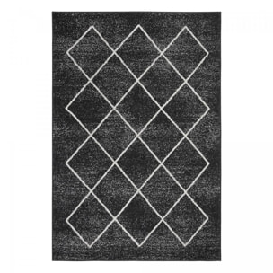 Tapis salon et chambre tissé motif géométrique PISE