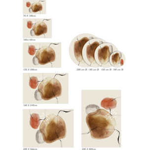 Alfombra de vinilo CERAMIKO, Lena, diseño moderno 70x100 cm