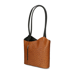 Zaino da donna in vera pelle - Modello Charlotte - 28.0 x 25.0 x 9.0 cm