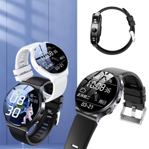 Tracker D12W-XT Smartwatch 4G LBS + Wifi. Con termometro, cardiofrequenzimetro, pressione sanguigna e ossigeno.