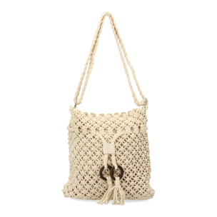 Bolso de hombro para mujer, diseño moderno con un compartimento principal de cremallera