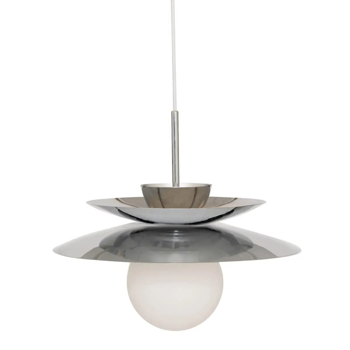 Suspension Omia argent H125cm