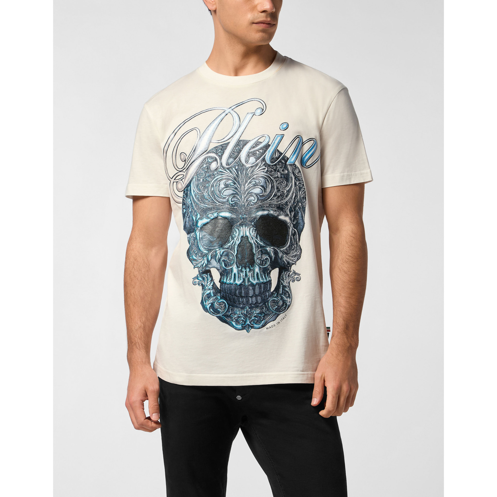 PHILIPP PLEIN T-Shirt Round Neck Ss SKULL