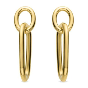 Pendientes Lux by Lux acabados oro 18k