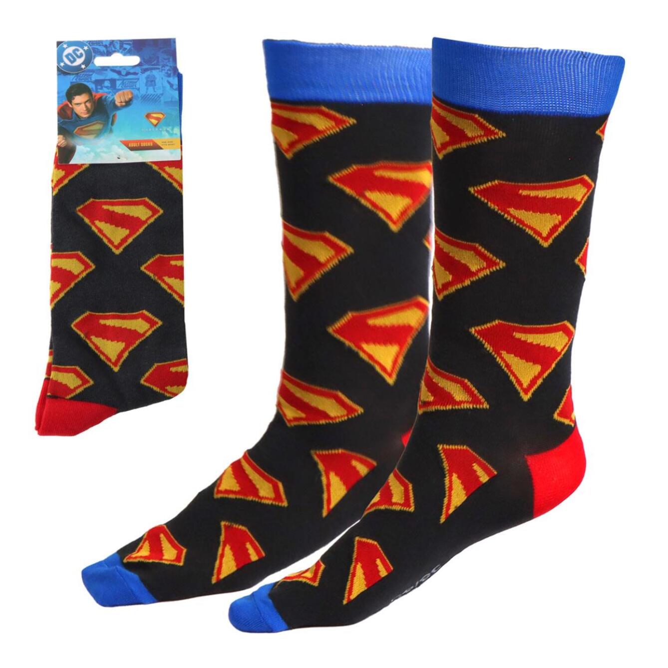 Calcetines Superman - Multicolor - Talla 38-45