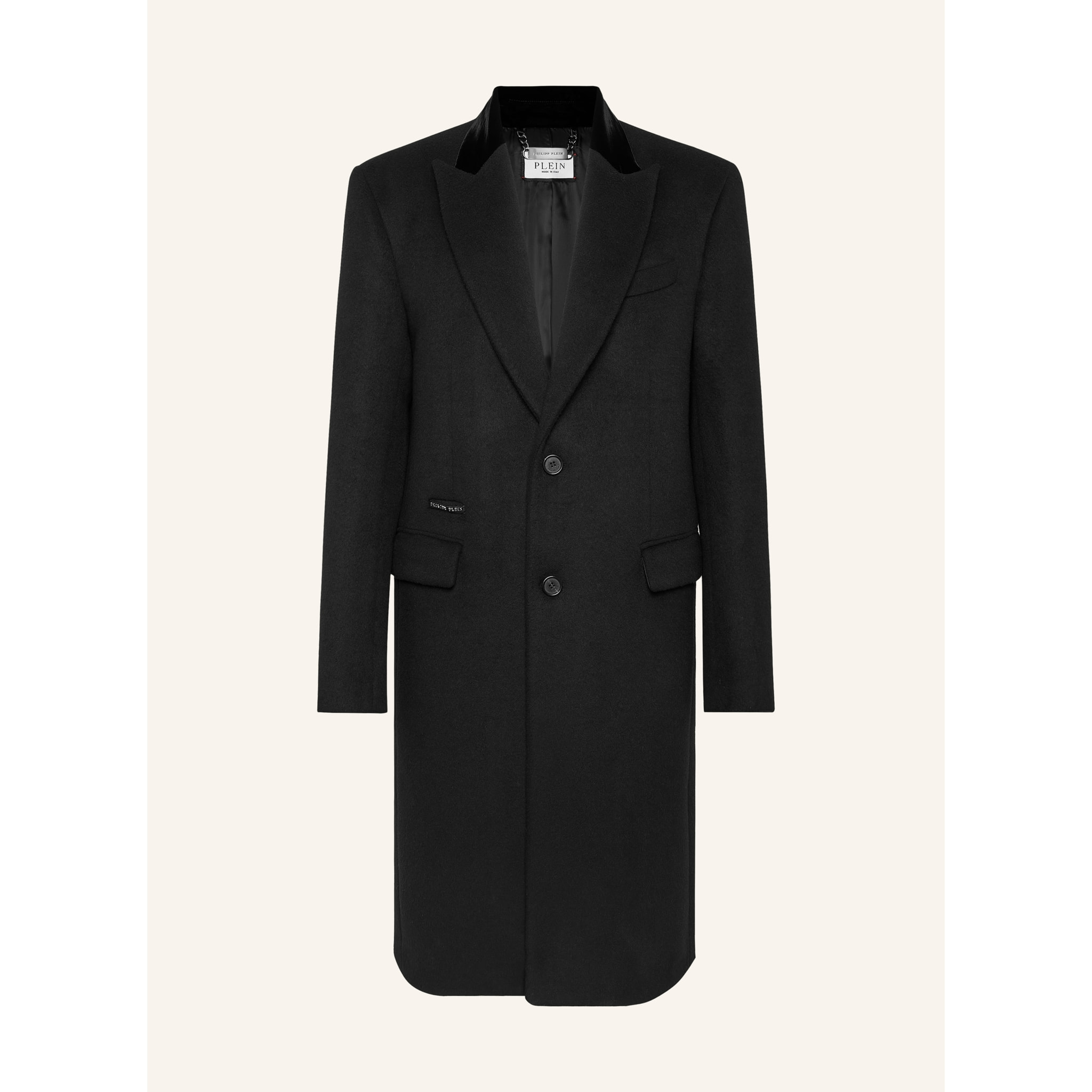 PHILIPP PLEIN COAT LONG SKULL&BONES