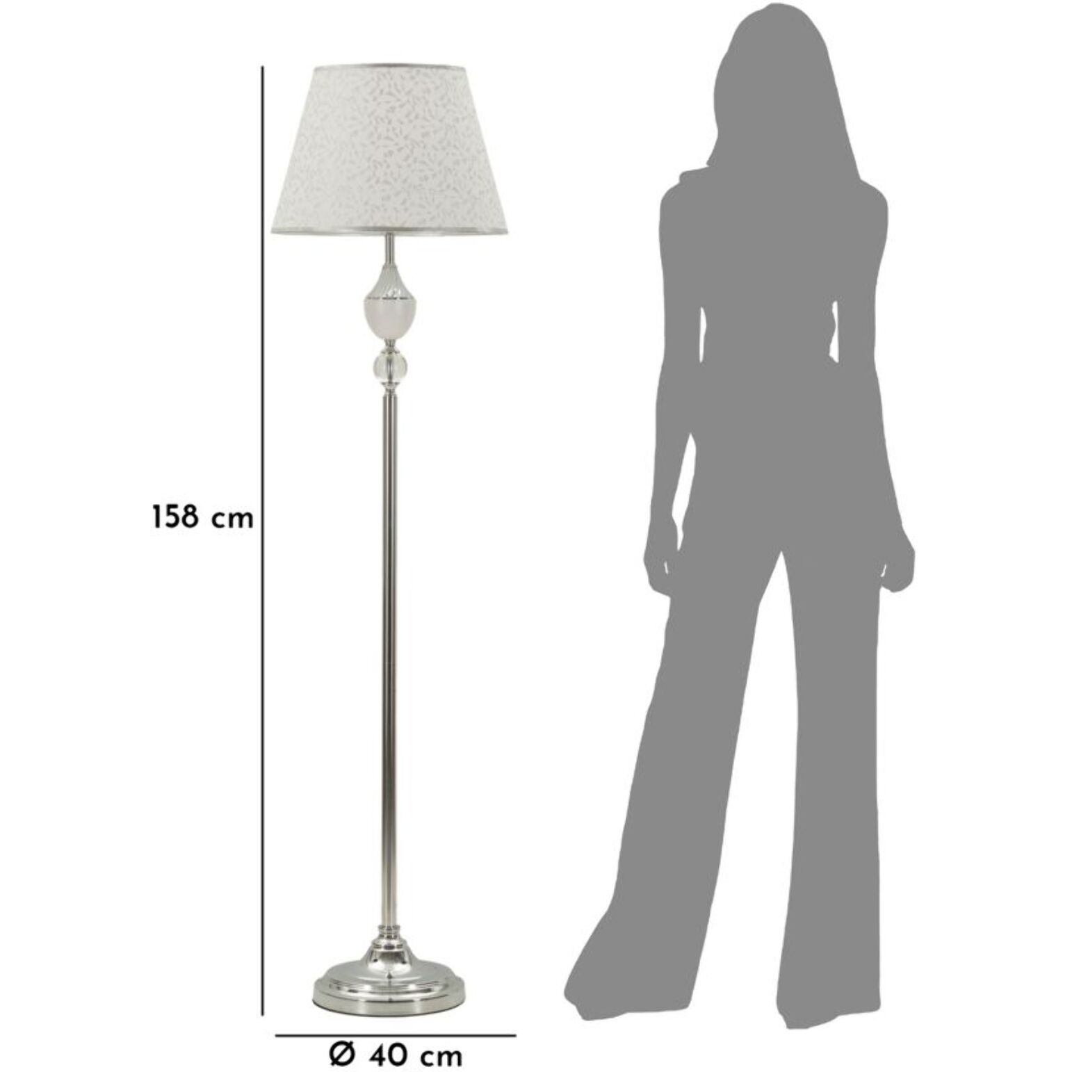 LAMPADA DA TERRA KODY CM Ø 40X158