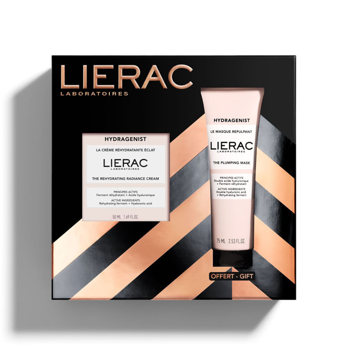 Hydragenist - Coffret Crème Réhydratante Éclat 50ml + Masque Repulpant 75ml