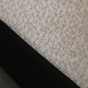 Rideau thermique et obscurcissant bouclette chinée - Taupe
