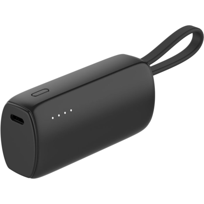 Batterie externe ESSENTIELB 5 000 mAh avec cable USB-C intégré