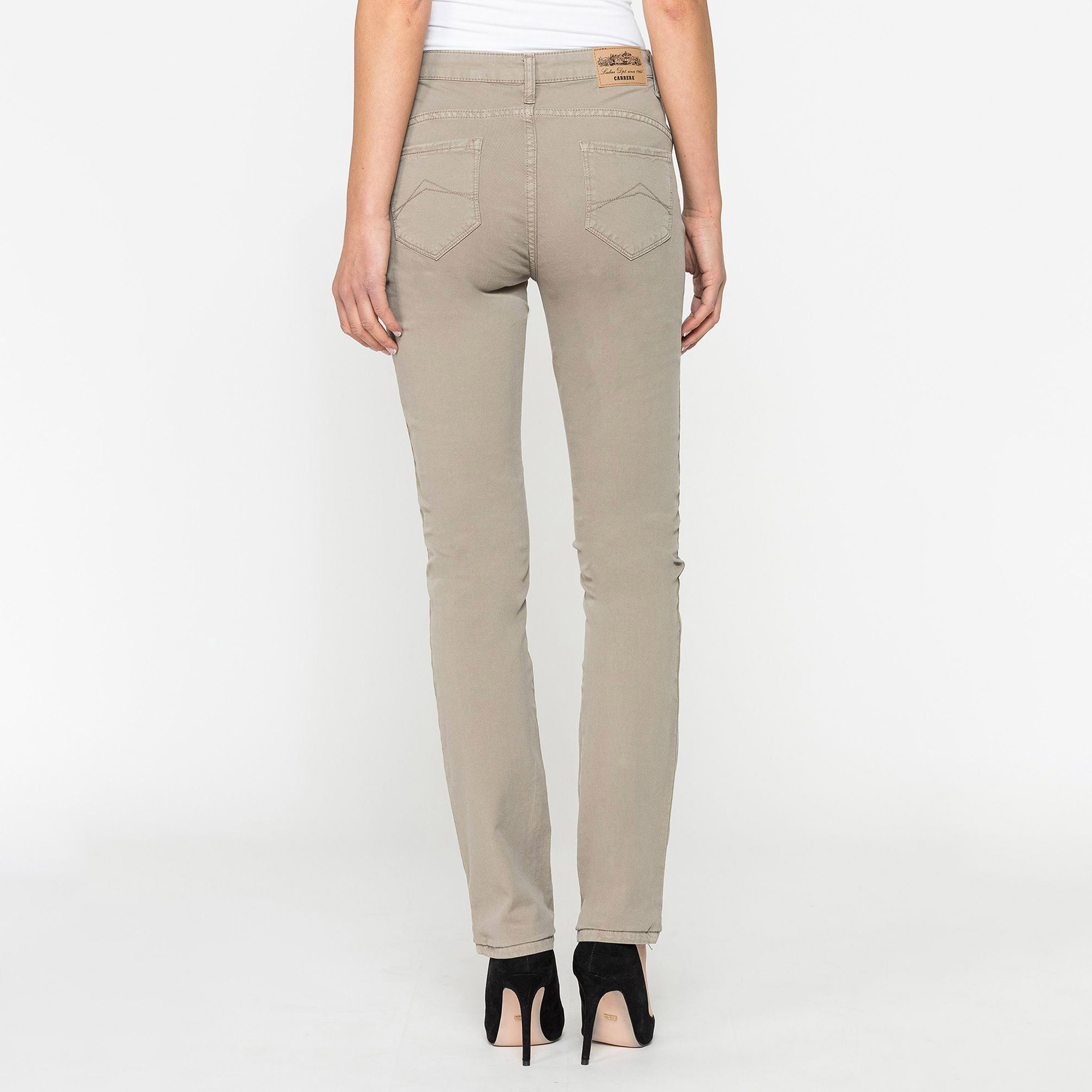 PANTALONE IN GABARDINA MOD.753 . Vita alta e gamba confortevole.