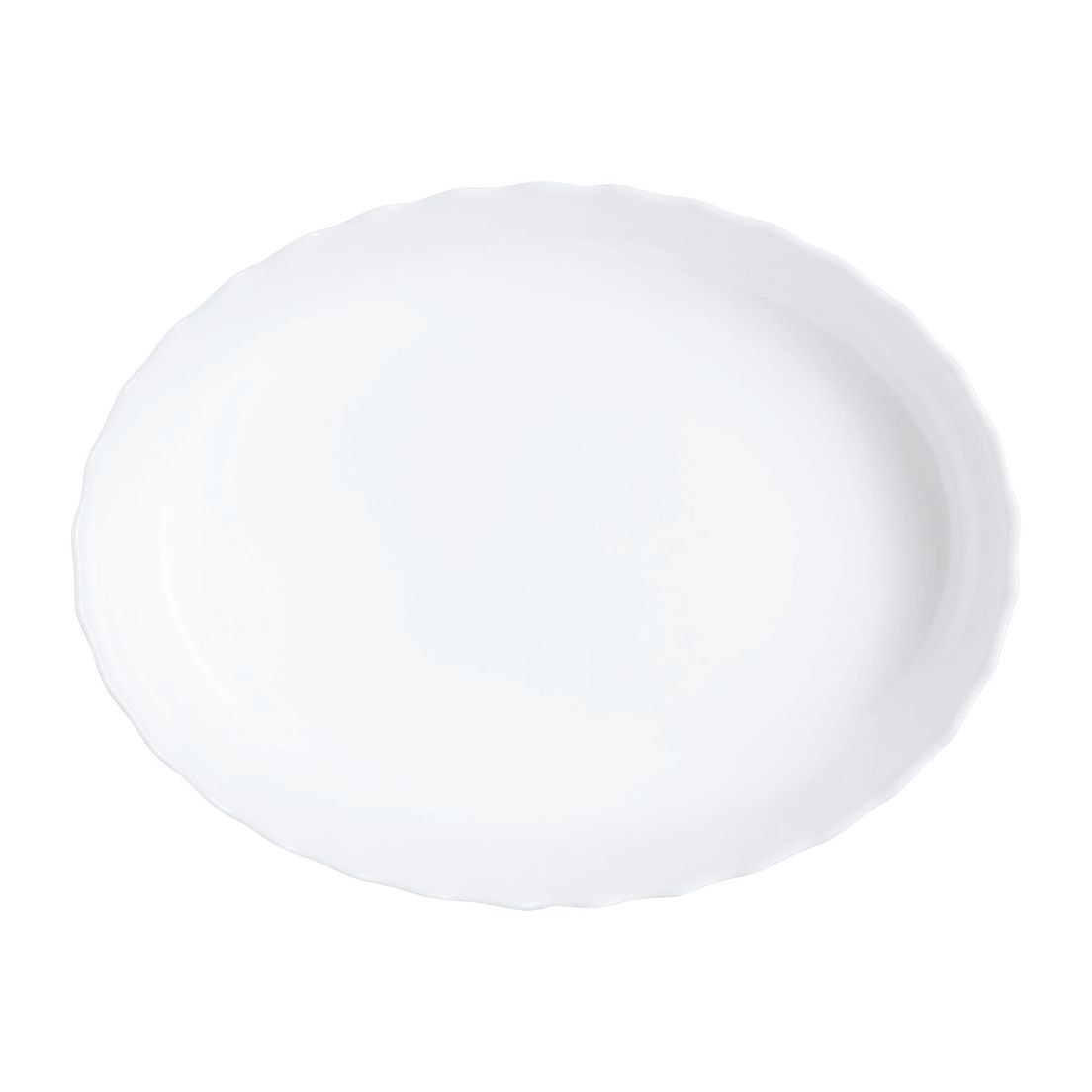 Plat à four ovale blanc 22X17cm Smart Cuisine Trianon 250°C  - Luminarc - Opale culinaire extra léger et résistant