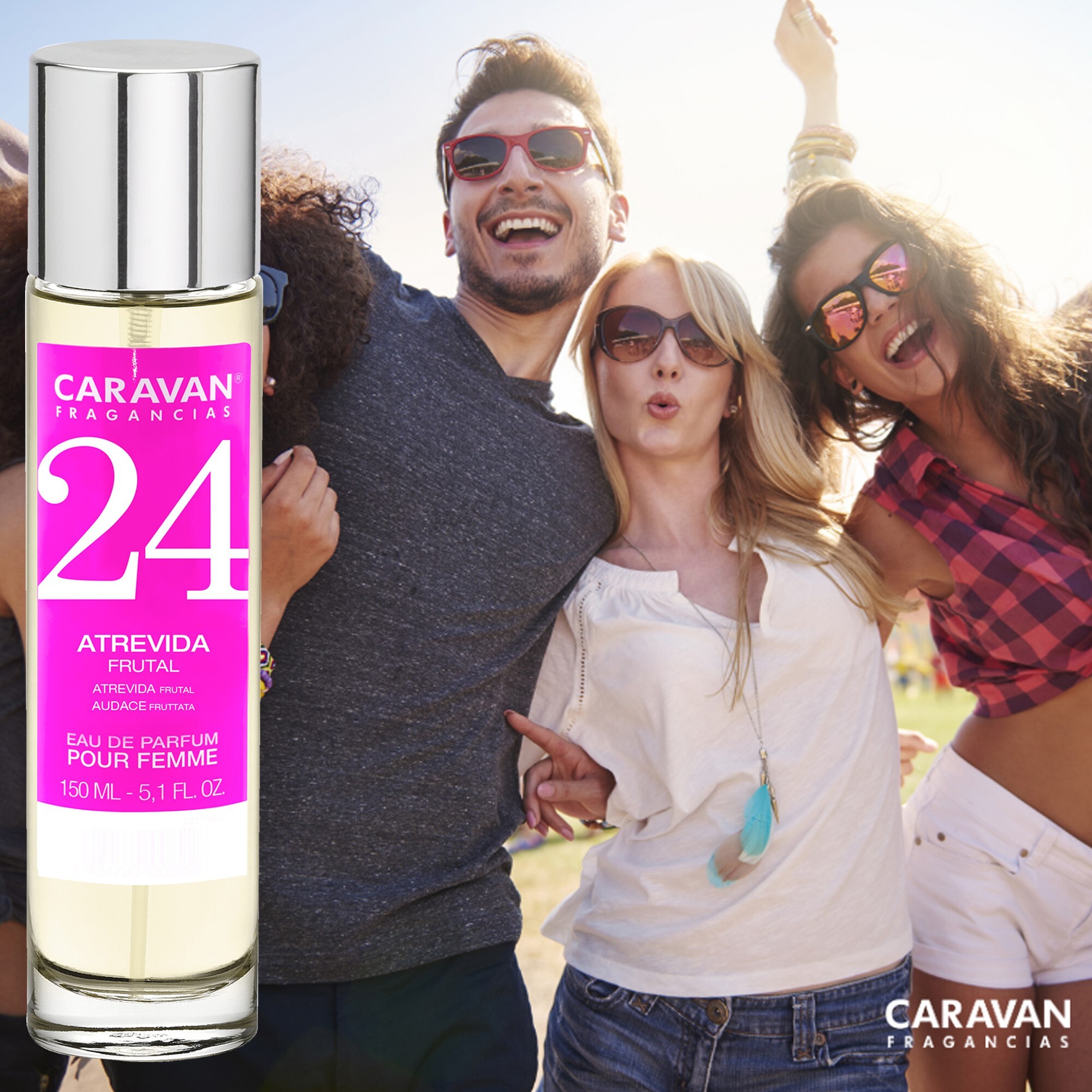 Caravan fragancias set de 2 frascos perfume de mujer nº24, de 150 ml