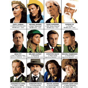 Affiche - Quentin Tarantino characters - Olivier Bourdereau