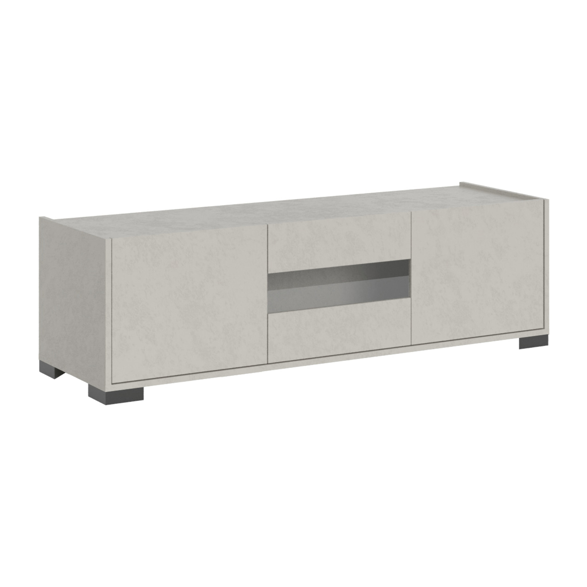 Porta TV 3 ante 130x40x40 cm Riflesso cashmere