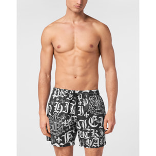 PHILIPP PLEIN Swim Trunks GOTHIC PLEIN
