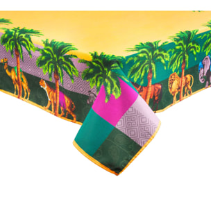 Tovaglia 140x180 Excelsa – Le Cirque du Marrakech, Cotone Multicolore