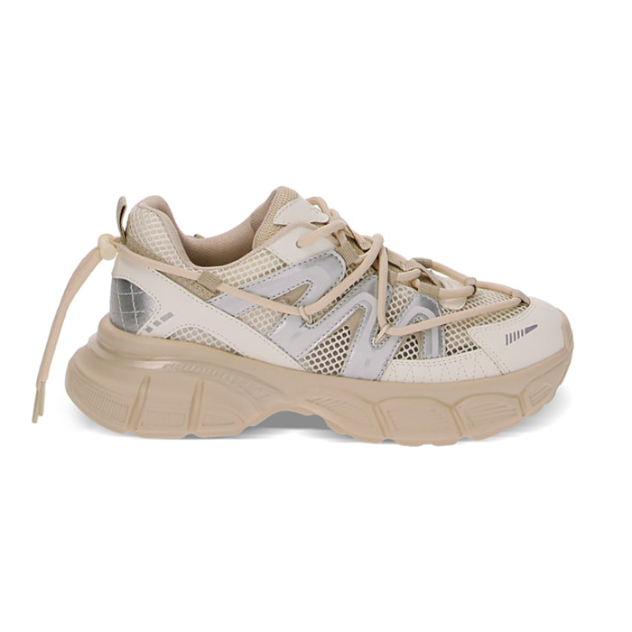 Zapatillas de deporte beige