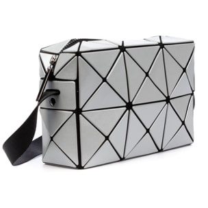 Aso bolso bandolera de diseño geométrico.