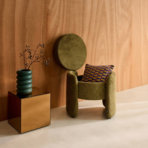 Tabouret coffre contemporain tissu KALO