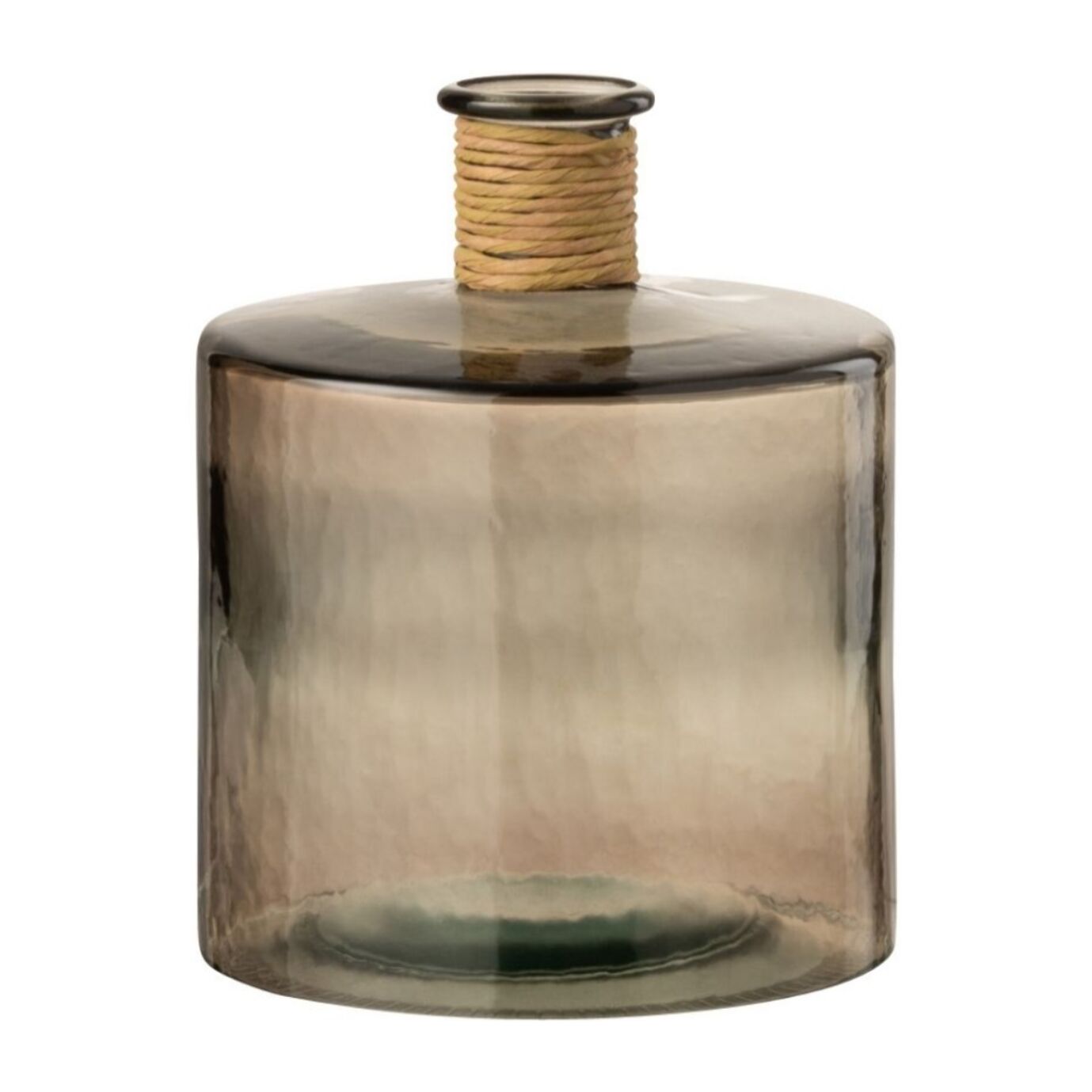 J-Line vase Safari - verre - marron clair - small - Ø 20 cm