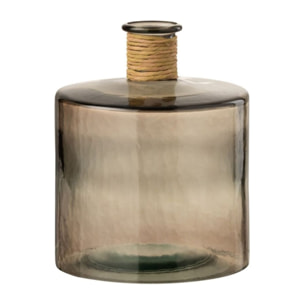 J-Line vase Safari - verre - marron clair - small - Ø 20 cm