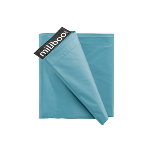 Housse de pouf géant bleu canard BIG MILIBAG