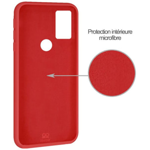 Coque IBROZ Huawei P Smart 2020 Silicone rouge