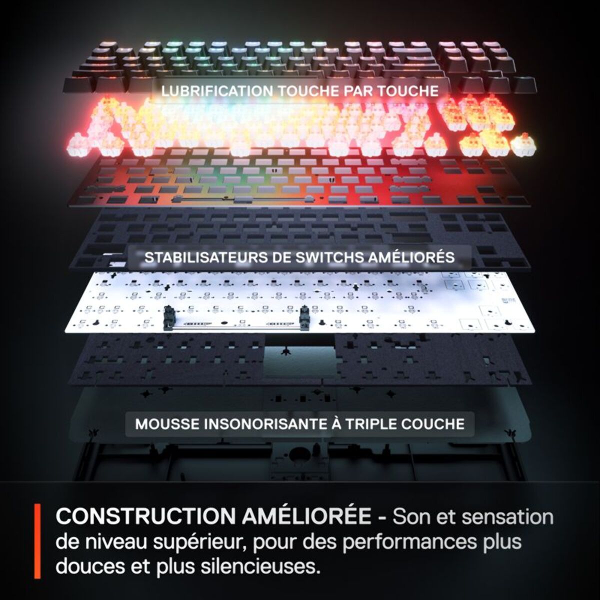 Clavier gamer STEELSERIES Apex Pro Mini Gen 3 FR