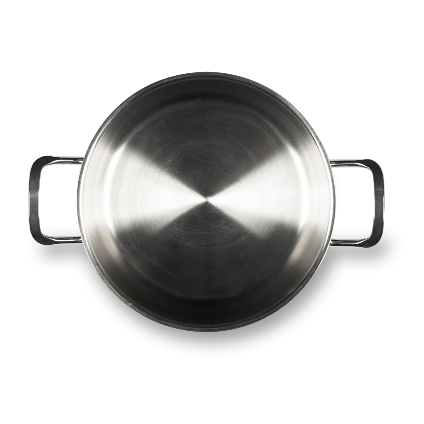 Casserole 20 cm à deux poignées Excelsa – Jazz Cook, Acier Argenté