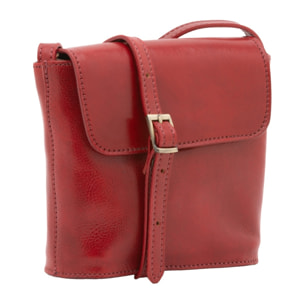 Borsa a tracolla uomo in vera pelle - Modello Castillon - 100% pelle - 16.0 x 17.5 x 7.0 cm