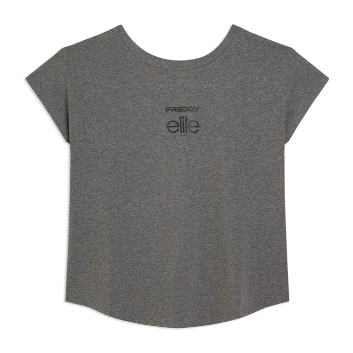 T-shirt Mélange Bi-fronte Donna Elite x Freddy