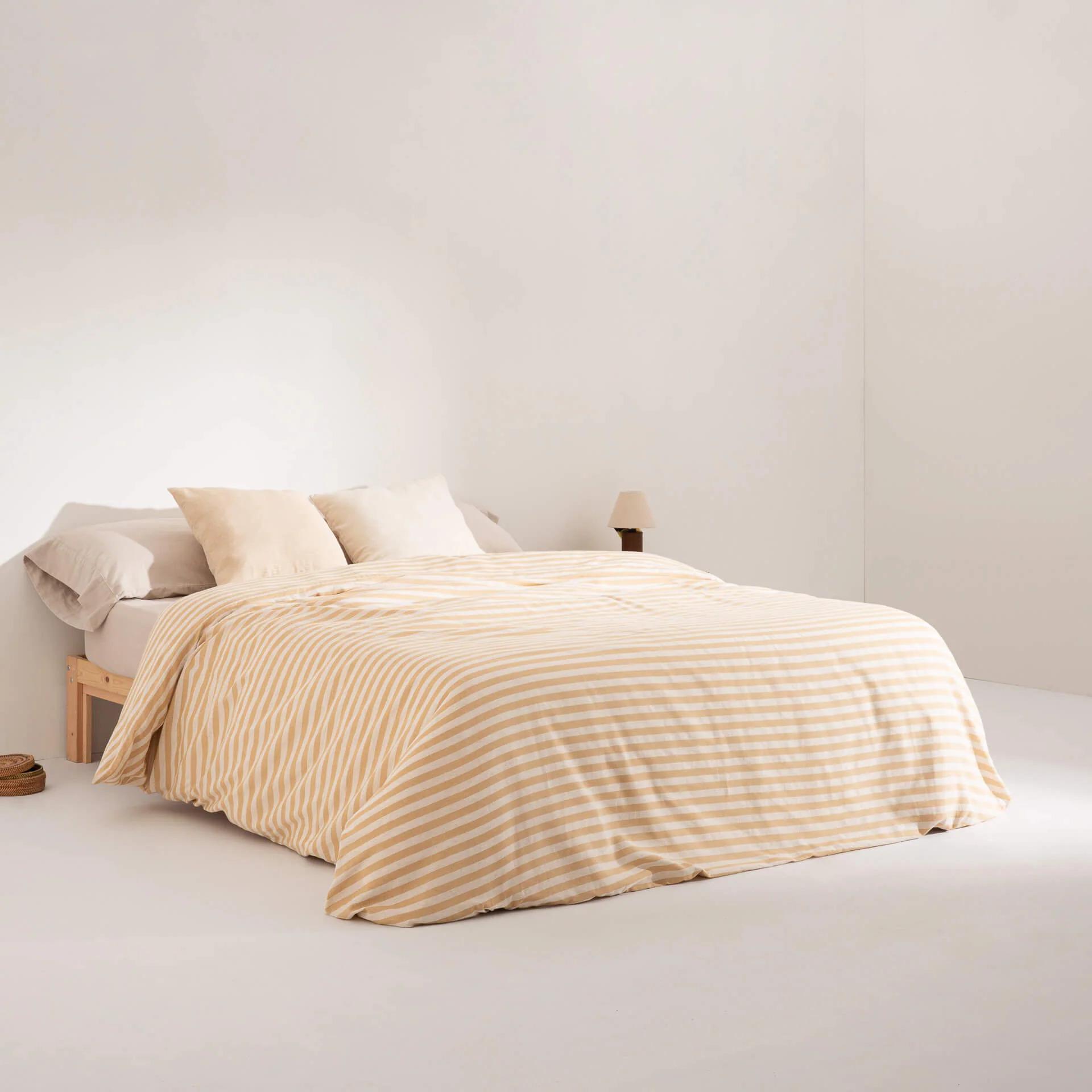 Housse de couette jacquard Jávea Grand Amber Gold