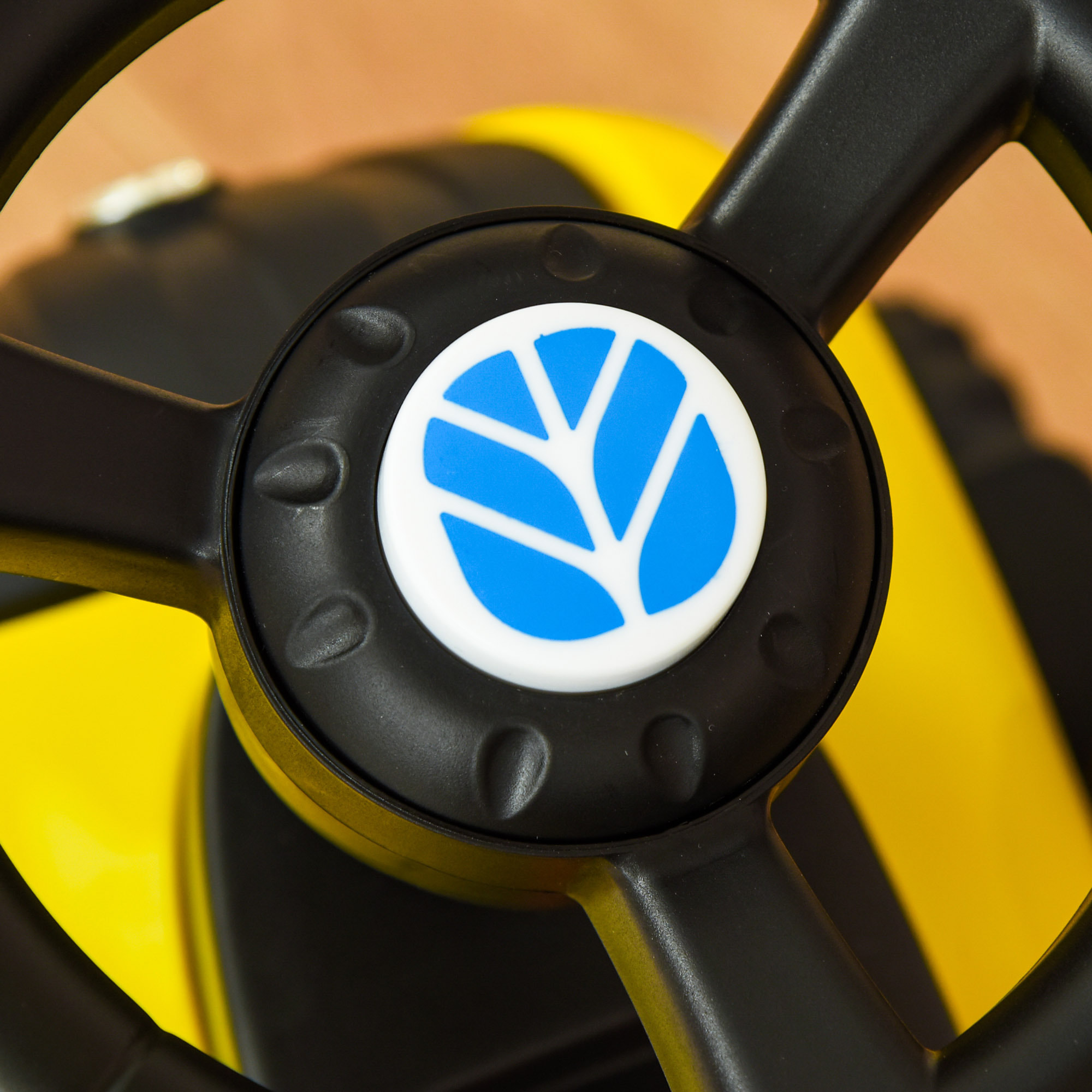 Porteur tracteur remorque licence officielle New Holland T7 effet sonore lumineux jaune