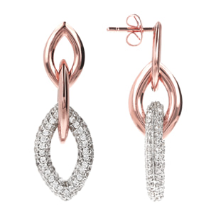 Orecchini Pendenti con Marquise in Cubic Zirconia