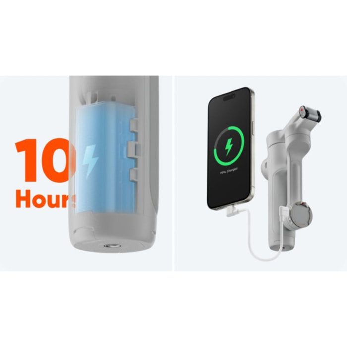 Stabilisateur INSTA360 Flow 2 Standard Bundle Stone Gray