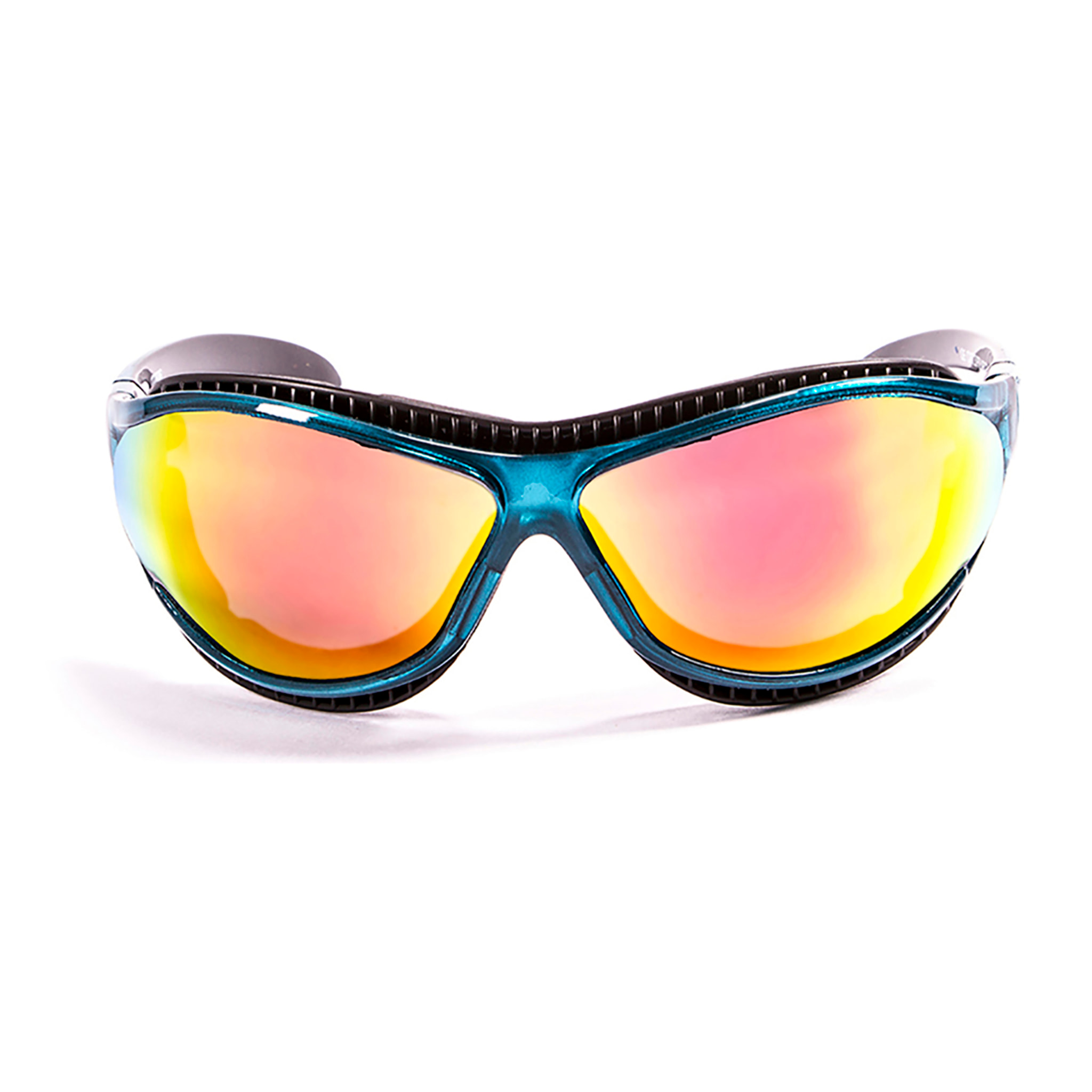 Gafas de deportes acuáticos OCEAN TIERRA DE FUEGO - Azul transparente / Revo roja