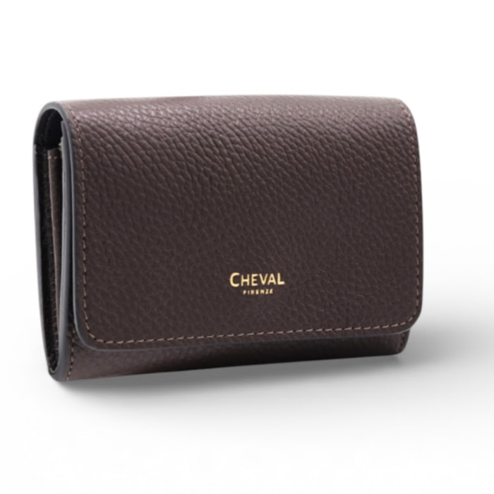 Cartera Cheval Firenze Cosmo Mini Marrón Oscuro