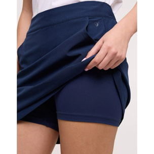 Falda Mini Azul Marino - Fabort