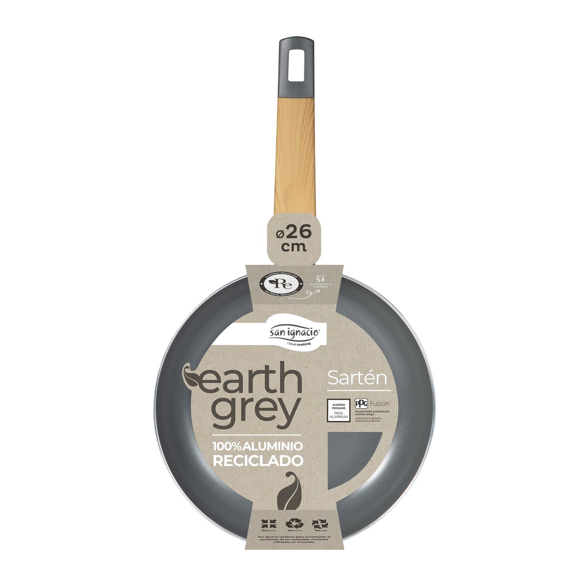 Sartén de Aluminio Prensado Inducción SAN IGNACIO Earth Grey