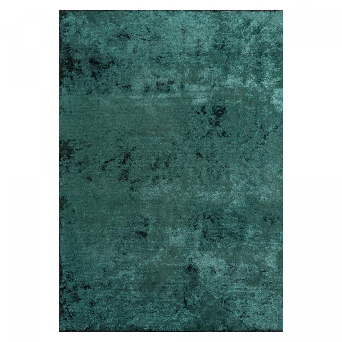 Tapis kilim tissé en coton motif faux uni SASI