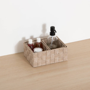 Lot de 3 paniers Lise beige